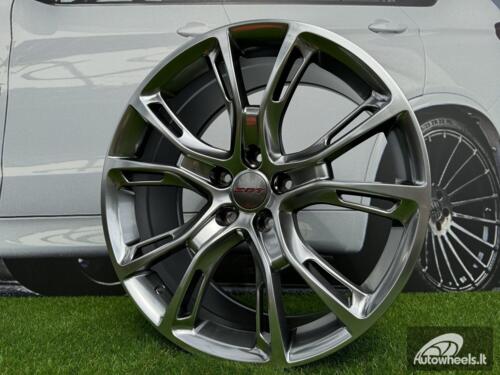 Ratlankis Jeep, Dodge Durango, SRT style 22X9J 5X127 ET34 71.5 Hyper black