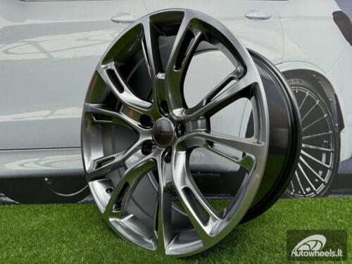 Ratlankis Jeep, Dodge Durango, SRT style 22X9J 5X127 ET34 71.5 Hyper black