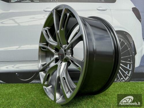 Ratlankis Jeep, Dodge Durango, SRT style 22X9J 5X127 ET34 71.5 Hyper black