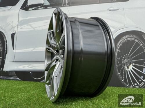 Ratlankis Jeep, Dodge Durango, SRT style 22X9J 5X127 ET34 71.5 Hyper black