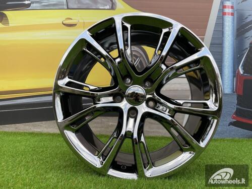 Ratlankis Jeep, Dodge Durango, SRT style 20X10J 5X127 ET50 71.5 Black chrome