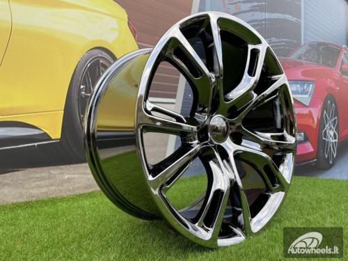 Ratlankis Jeep, Dodge Durango, SRT style 20X10J 5X127 ET50 71.5 Black chrome