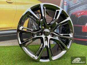 Ratlankis Jeep, Dodge Durango, SRT style | R22X9J 5X127 ET34 71.5 Black chrome