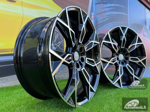 Ratlankis Osiris 905 G70 style 20X10J 5X112 ET45 66.6 Black Diamond Cut