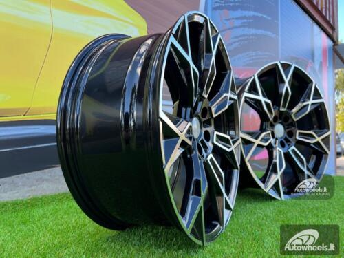 Ratlankis Osiris 905 G70 style 20X10J 5X112 ET45 66.6 Black Diamond Cut