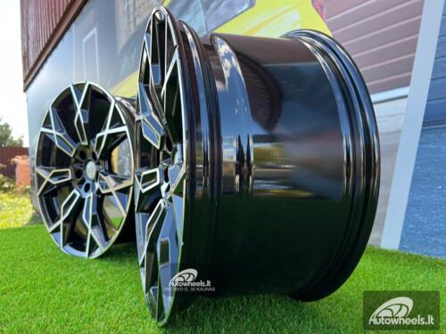 Ratlankis Osiris 905 G70 style 20X10J 5X112 ET45 66.6 Black Diamond Cut