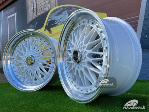 Ratlankis BBS RS2 Style 20X8.5J 5X114.3/5X120 ET35 73.1 White with diamond cut lip