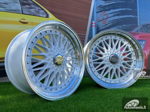 Ratlankis BBS RS2 Style 20X8.5J 5X114.3/5X120 ET35 73.1 White with diamond cut lip