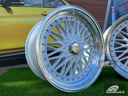 Ratlankis BBS RS2 Style 20X8.5J 5X114.3/5X120 ET35 73.1 White with diamond cut lip