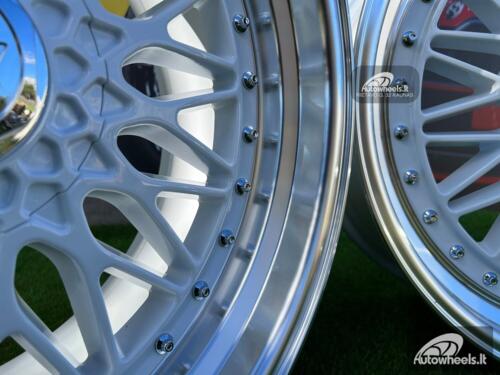 Ratlankis BBS RS2 Style 20X8.5J 5X114.3/5X120 ET35 73.1 White with diamond cut lip