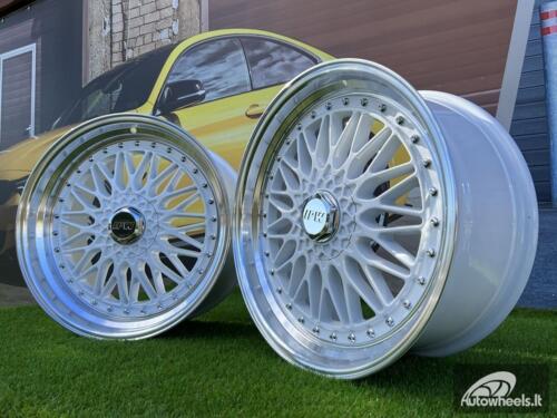Ratlankis BBS RS2 Style 20X9.5J 5X114.3/5X120 ET35 73.1 White with diamond cut lip