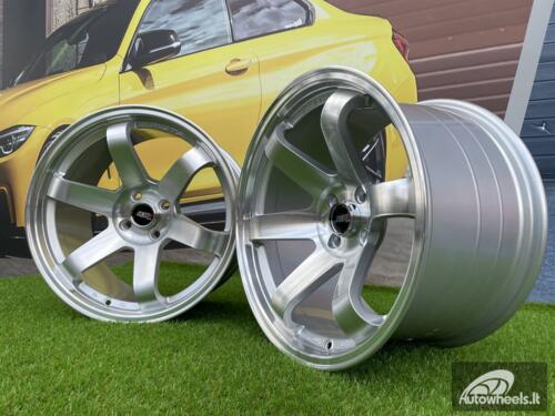 Ratlankis Kaven Rota Grid style 17X10J 4X100 ET18 73.1 Silver with Diamond Cut lip