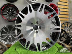 Ratlankis Brabus G class Monoblock style 22X10J 5X130 ET35 84.1 Black Diamond Cut