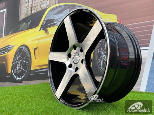 Ratlankis Bastet BGW Boss style 20X9.5J 6X135 ET30 87.1 Black Diamond Cut