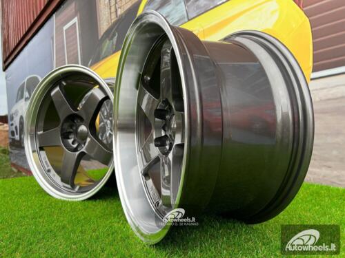 Ratlankis Rota GTR-D Style 18X9.5J 5X100/5X114.3 ET12 73.1 Gunmetal with Diamond Cut lip