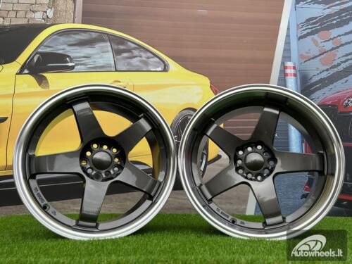 Ratlankis Rota GTR-D Style 18X9.5J 5X100/5X114.3 ET12 73.1 Gunmetal with Diamond Cut lip