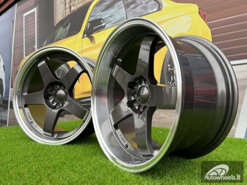 Ratlankis Rota GTR-D Style 18X9.5J 5X100/5X114.3 ET12 73.1 Gunmetal with Diamond Cut lip