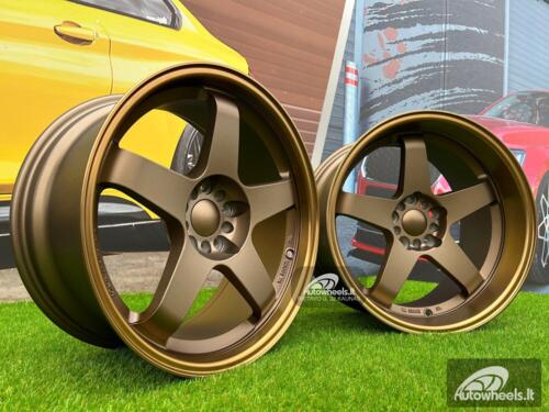 Ratlankis Rota GTR-D Style 18X8.5J 5X100/5X114.3 ET25 73.1 Bronze with Diamond Cut lip and bronze lacquer