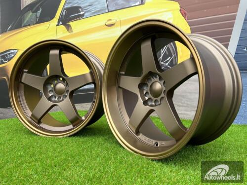 Ratlankis Rota GTR-D Style 18X8.5J 5X100/5X114.3 ET25 73.1 Bronze with Diamond Cut lip and bronze lacquer (SET 8.5J + 9.5J)