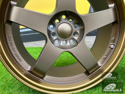 Ratlankis Rota GTR-D Style 18X9.5J 5X100/5X114.3 ET12 73.1 Bronze with Diamond Cut lip and bronze lacquer