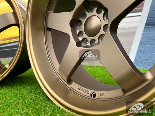 Ratlankis Rota GTR-D Style 18X9.5J 5X100/5X114.3 ET12 73.1 Bronze with Diamond Cut lip and bronze lacquer