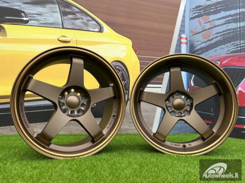 Ratlankis Rota GTR-D Style 18X9.5J 5X100/5X114.3 ET12 73.1 Bronze with Diamond Cut lip and bronze lacquer  (SET 8.5J + 9.5J)