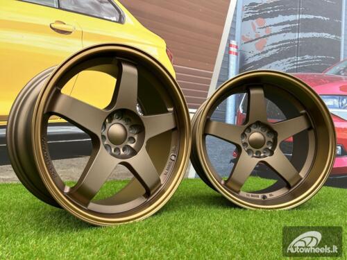 Ratlankis Rota GTR-D Style 18X9.5J 5X100/5X114.3 ET12 73.1 Bronze with Diamond Cut lip and bronze lacquer  (SET 8.5J + 9.5J)