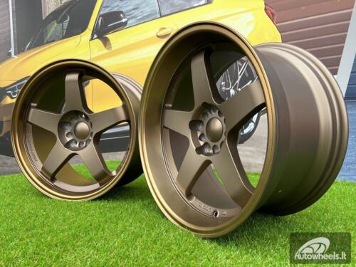 Ratlankis Rota GTR-D Style 18X9.5J 5X100/5X114.3 ET12 73.1 Bronze with Diamond Cut lip and bronze lacquer  (SET 8.5J + 9.5J)