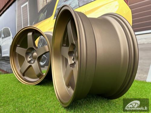Ratlankis Rota GTR-D Style 18X9.5J 5X100/5X114.3 ET12 73.1 Bronze with Diamond Cut lip and bronze lacquer  (SET 8.5J + 9.5J)