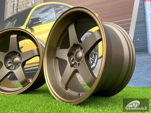 Ratlankis Rota GTR-D Style 18X9.5J 5X100/5X114.3 ET12 73.1 Bronze with Diamond Cut lip and bronze lacquer  (SET 8.5J + 9.5J)