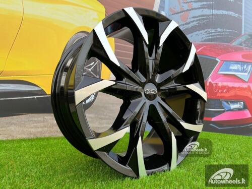 Ratlankis Race Line Vector Transit style 18X8J 5X160 ET45 65.1 Black Diamond Cut