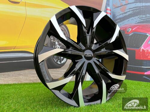 Ratlankis Race Line Vector Transit style 18X8J 5X160 ET45 65.1 Black Diamond Cut