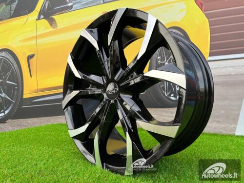 Ratlankis Race Line Vector Transit style 18X8J 5X160 ET45 65.1 Black Diamond Cut