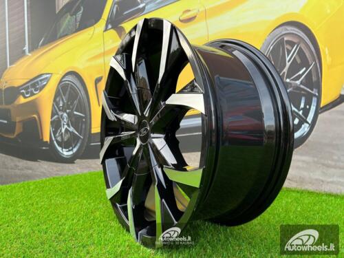 Ratlankis Race Line Vector Transit style 18X8J 5X160 ET45 65.1 Black Diamond Cut