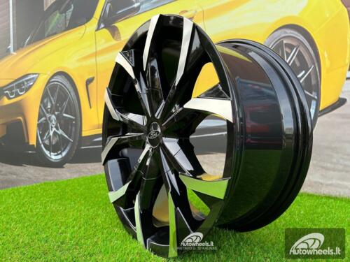 Ratlankis Race Line Vector Transit style 18X8J 5X160 ET45 65.1 Black Diamond Cut