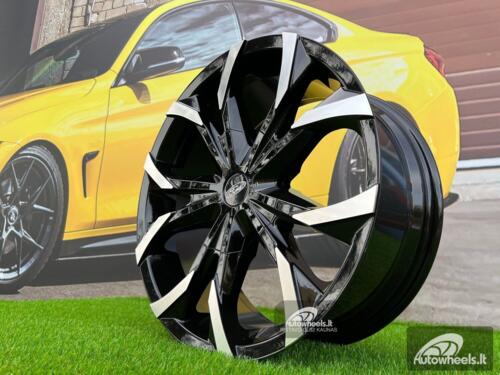 Ratlankis Race Line Vector Transit style 18X8J 5X160 ET45 65.1 Black Diamond Cut