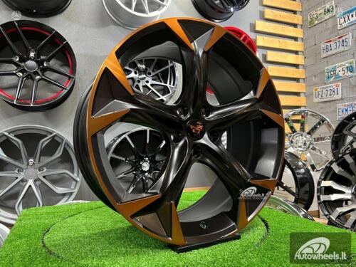 Ratlankis Seat 38/3 Cupra Formentor style 18X8J 5X112 ET45 57.1 Satin black with Diamond Cut spoke and bronze coating