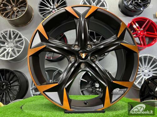 Ratlankis Seat 38/3 Cupra Formentor style 18X8J 5X112 ET45 57.1 Satin black with Diamond Cut spoke and bronze coating