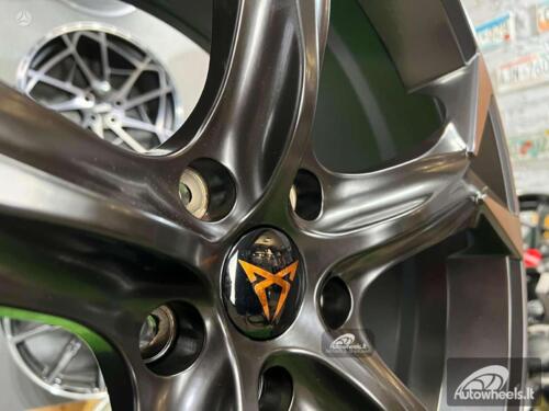 Ratlankis Seat 38/3 Cupra Formentor style 18X8J 5X112 ET45 57.1 Satin black with Diamond Cut spoke and bronze coating