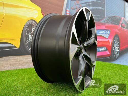 Ratlankis Seat 38/3 Cupra Formentor style 19X8.5J 5X112 ET43 57.1 Satin black with Diamond Cut spoke