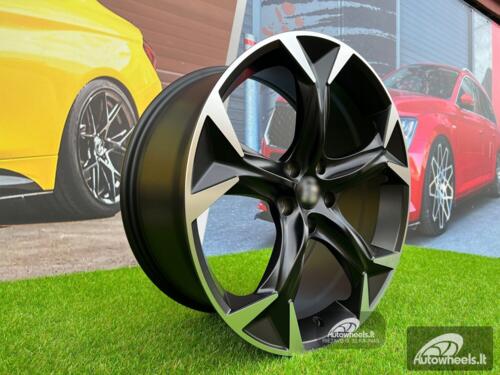 Ratlankis Seat 38/3 Cupra Formentor style 19X8.5J 5X112 ET43 57.1 Satin black with Diamond Cut spoke