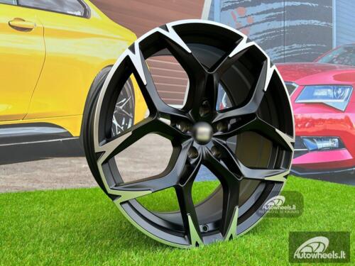 Ratlankis Seat Cupra Formentor VZ5 Style 18X8J 5X112 ET45 57.1 Satin black and Diamond Cut spoke