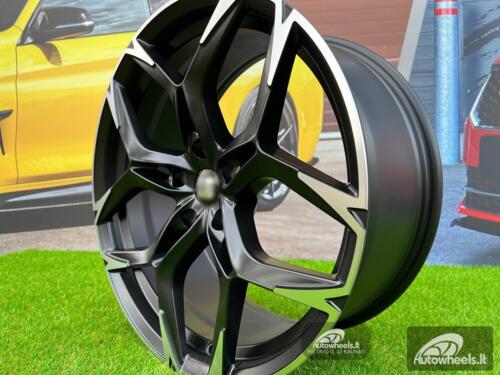 Ratlankis Seat Cupra Formentor VZ5 Style 18X8J 5X112 ET45 57.1 Satin black and Diamond Cut spoke