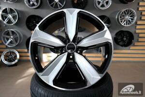 Ratlankis R19x8.5  5X112  ET  32  66.5  A5470  (IN5400)  Black Polished (MB)  For AUD  (P2+Z6)  (Milling)