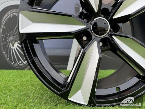 Ratlankis R19x8.5  5X112  ET  32  66.5  A5470  (IN5400)  Black Polished (MB)  For AUD  (Z5+P2)  (Milling)
