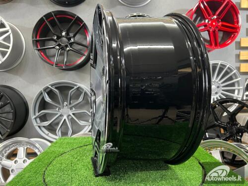 Ratlankis Forged Monoblock AMG G class style for Mercedes 22X10J 5X130 ET30 84.1 Black machined face