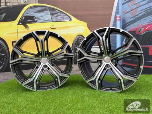 Ratlankis Forged for Maserati Levante Helio Style 21x10.5J 5x114.3 ET42 67.1 Grey half matt with Diamond cut