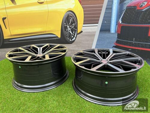 Ratlankis Forged for Maserati Levante Helio Style 21x10.5J 5x114.3 ET42 67.1 Grey half matt with Diamond cut