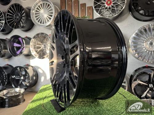 Ratlankis Forged Brabus Mono M Style for Mercedes  R22X10J 5X130 ET25 84.1 Black with Tinted Brushed face