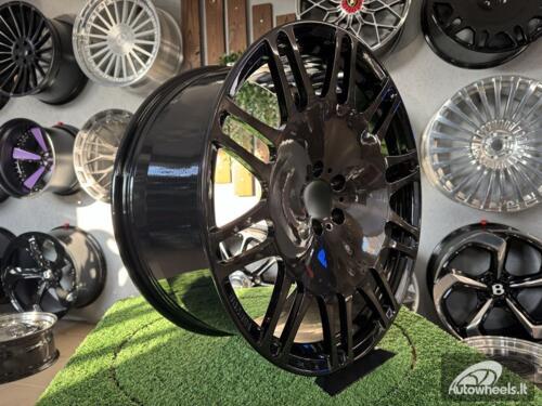 Ratlankis Forged Brabus Mono M Style for Mercedes  R22X10J 5X130 ET25 84.1 Black with Tinted Brushed face